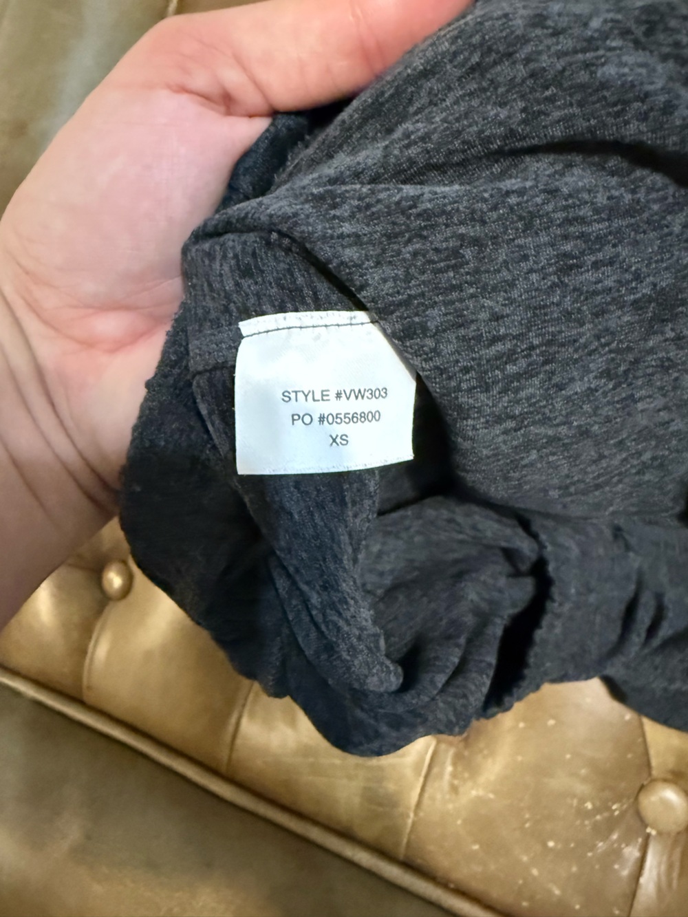 Vuori Performance Jogger Women’s XS Charcoal Heather DreamKnit Sweatpants - Picture 4 of 4